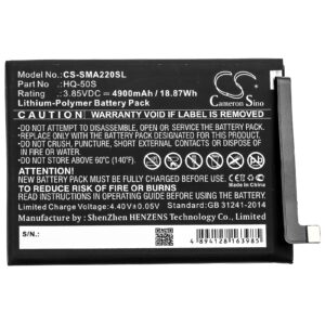 Yibudt 3.85V Battery Replacement for SM-A022G/DS A02 SM-A022F SM-A022F/DS SM-A022M/DS A02 2021,HQ-50S