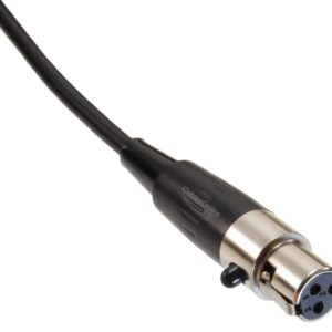 CablesOnline 6-inches Mini-XLR 3-Pin Male to Mini-XLR 3-Pin Female Pro Microphone Cable, XM-000