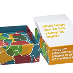 ChatterChance Kids: Conversation Card Game Gift for Family Fun Activities or Car Travel Road Trip Games for Children - 80 Thought Provoking Question Deck of Cards Learning Social Skills Therapy