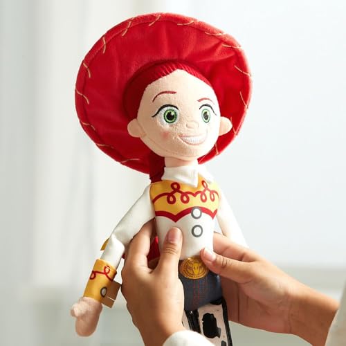 Disney Store Official Toy Story Plush, Jessie, Iconic Cuddly Toy Character with Embroidered Eyes and Soft Plush Features, Suitable for All Ages 0+