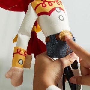 Disney Store Official Toy Story Plush, Jessie, Iconic Cuddly Toy Character with Embroidered Eyes and Soft Plush Features, Suitable for All Ages 0+