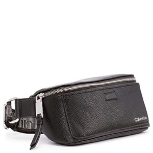 Calvin Klein Millie Novelty Belt Bag, Black/Silver