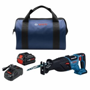 bosch gsa18v-110b14 profactor™ 18v 1-1/8 in. reciprocating saw kit with (1) core18v 8.0 ah profactor™ performance battery