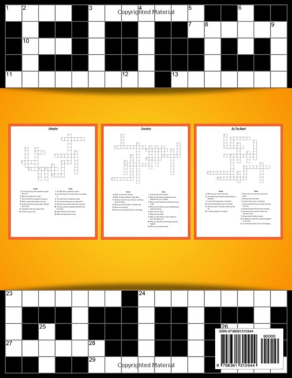 Crossword Puzzles for Kids Ages 9 to 12: Fun and Challenging Crossword Puzzles for Kids Ages 9, 10, 11, and 12