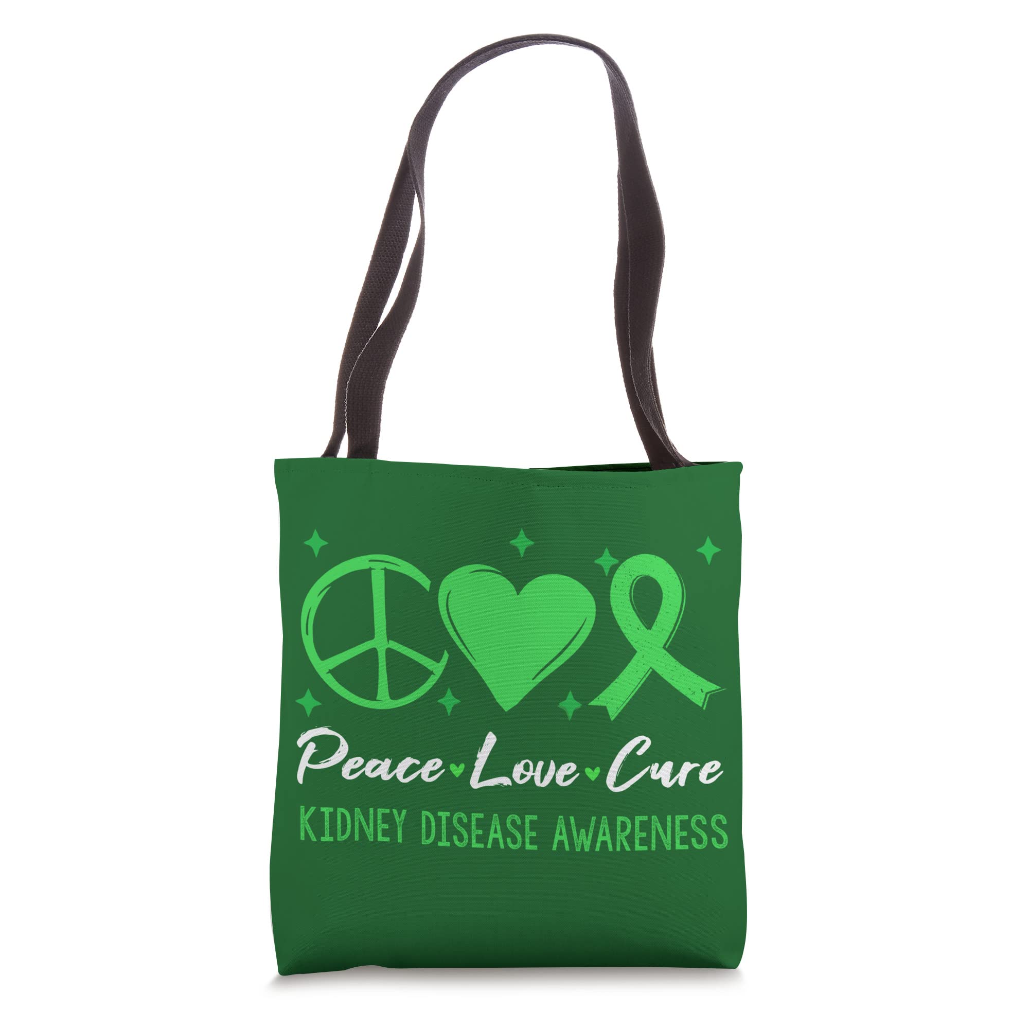 In March Wear Green Ribbon Kidney Disease Awareness Tote Bag