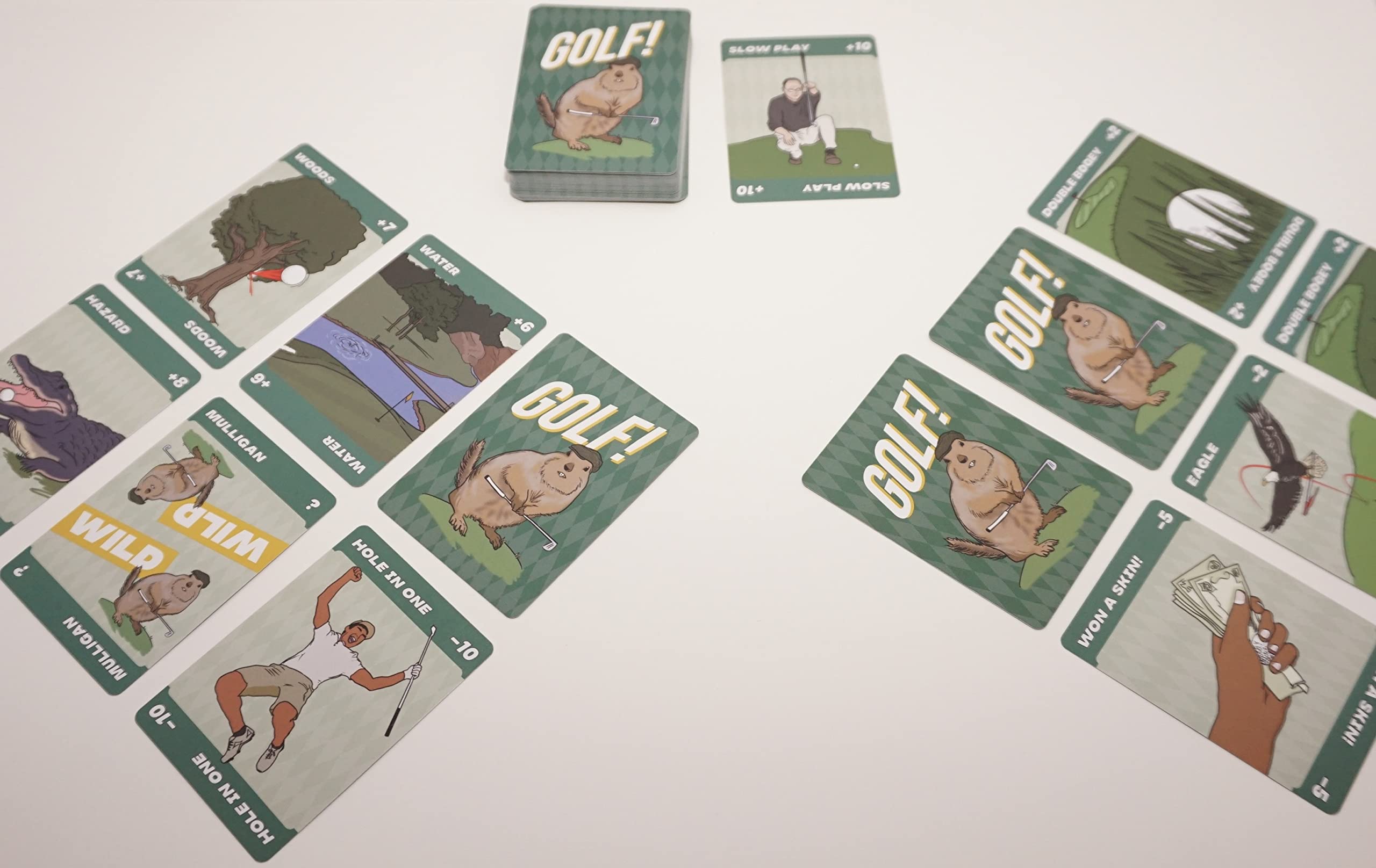 Golf! The Card Game - Very Fun Game, Great for Game Night, Favorite Gift for Golfers and Card Game Fans, Made in The USA