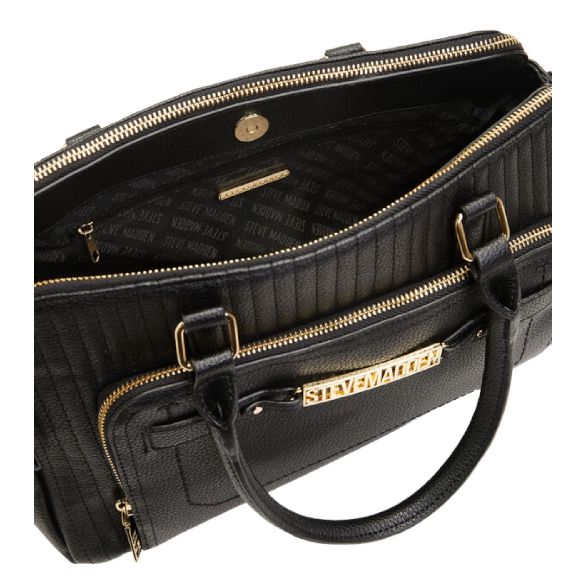 Steve Madden Harper Satchel Black One Size