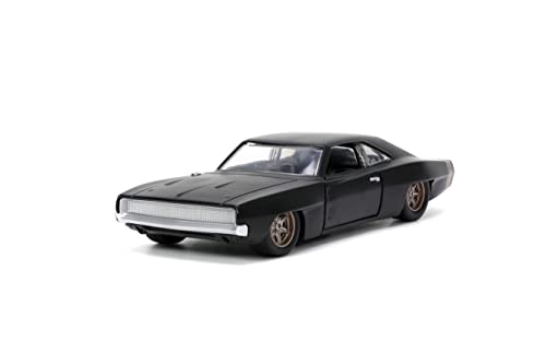 Fast & Furious 1:32 Dom's Dodge Charger & 1968 Dodge Charger Widebody Die-cast Car Twin Pack, Toys for Kids and Adults