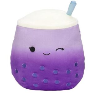 Squishmallows,Kellytoy Bubble Tea 5'' Bergit Poplina Jakarria Plush Doll (Set of 3)