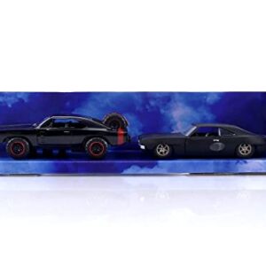 Fast & Furious 1:32 Dom's Dodge Charger & 1968 Dodge Charger Widebody Die-cast Car Twin Pack, Toys for Kids and Adults