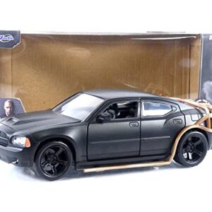 Jada Fast & Furious 1:24 2006 Dodge Charger Heist Car Die-cast Car, Toys for Kids and Adults