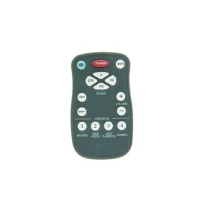 HCDZ Replacement Remote Control for Velodyne EQ-MAX Series EQ-MAX 8 EQ-MAX 10 EQ-MAX 12 EQ-MAX 15 DSP-Controlled Home Theater Subwoofer