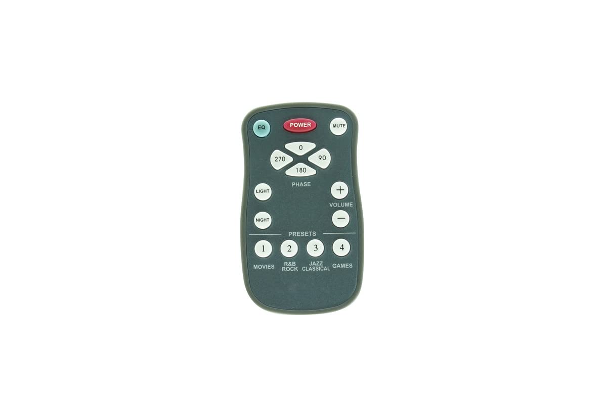 HCDZ Replacement Remote Control for Velodyne EQ-MAX Series EQ-MAX 8 EQ-MAX 10 EQ-MAX 12 EQ-MAX 15 DSP-Controlled Home Theater Subwoofer