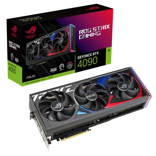 ASUS ROG Strix GeForce RTX® 4090 Gaming Graphics Card (PCIe 4.0, 24GB GDDR6X, HDMI 2.1a, DisplayPort 1.4a)