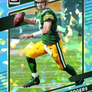 2021 Panini Donruss Optic Football Jumbo Cello Pack (Green Velocity Parallels!) - 12 Trading Cards per Pack