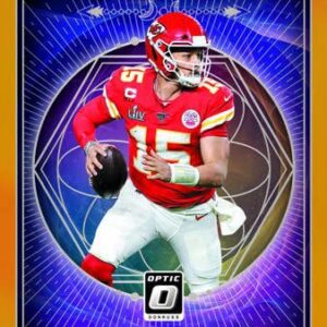 2021 Panini Donruss Optic Football Jumbo Cello Pack (Green Velocity Parallels!) - 12 Trading Cards per Pack