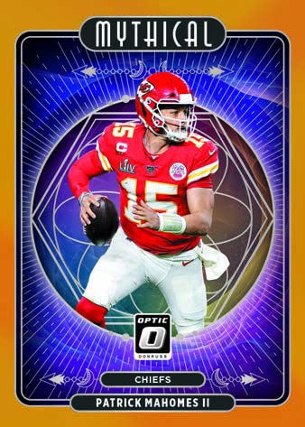 2021 Panini Donruss Optic Football Jumbo Cello Pack (Green Velocity Parallels!) - 12 Trading Cards per Pack