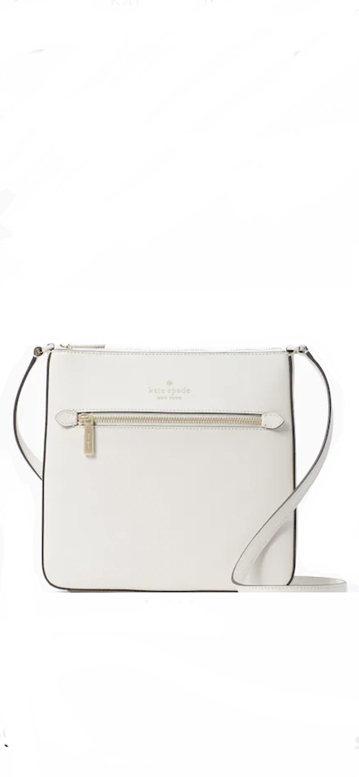 Kate Spade Sadie North South Crossbody Purse (Parchment)