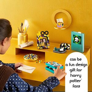 LEGO DOTS Hogwarts Desktop Kit 41811, DIY Harry Potter Back to School Accessories and Supplies, Desk Décor Items and Patch Sticker, Crafts Toys