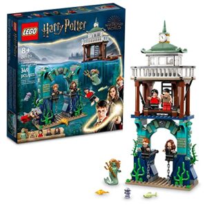 lego harry potter triwizard tournament: the black lake building toy 76420 - goblet of fire toy set with harry, hermione, and ron mini figures, magical collection set, great gift for kids, boys & girls