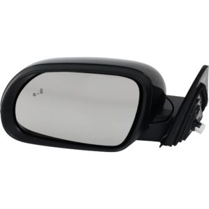 kool vue driver side power heated mirror for kia soul 2020-2023 with signal light & blind spot light paintable