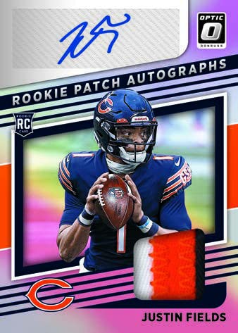 2021 Panini Donruss Optic Football Jumbo Cello Pack (Green Velocity Parallels!) - 12 Trading Cards per Pack