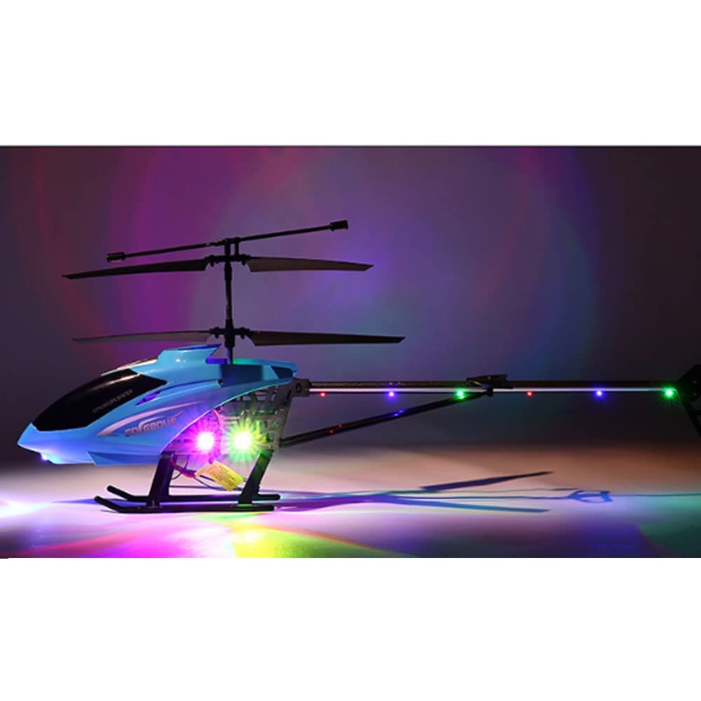 75cm 3.5CH Huge RC Airplane Drone Charging Electric Suspension Child Boy Resistance to Fall Pressure Aircraft Boys Girls Adults Flying Toys Outdoor Parent-Child Remote Control Alloy Helicopter