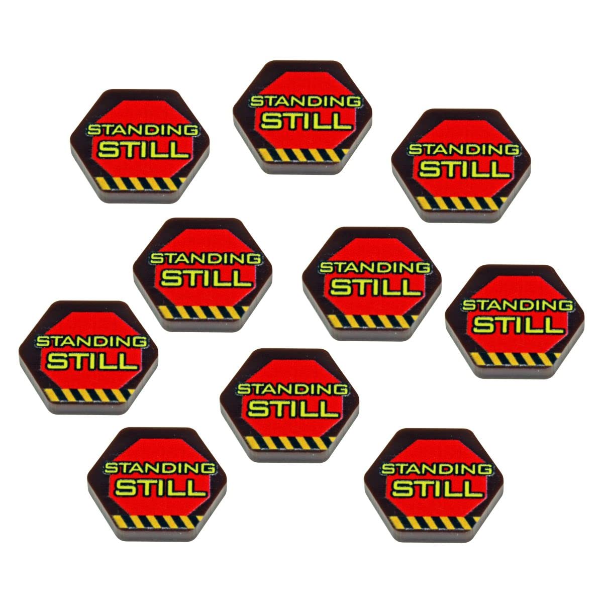 LITKO Mecha Combat Maneuvers Tokens | Full Color Tokns | Compatible with BattleTech, BattleForce, and Alpha Strike (Standing Still Position)