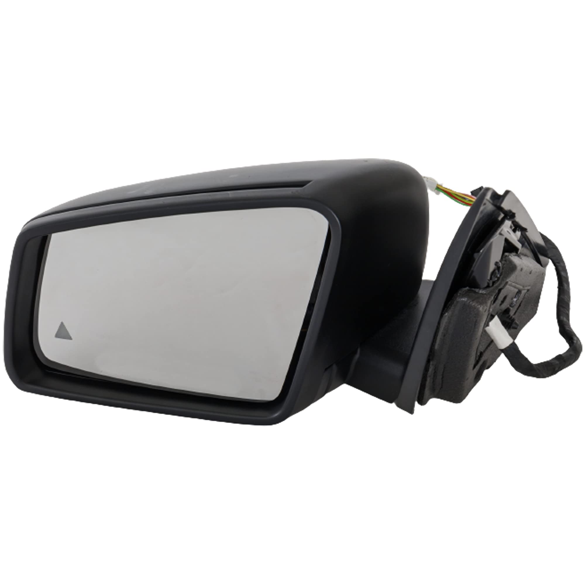 Kool Vue Driver Side Power Heated Mirror for Mercedes Benz C250 C300 C350 C63 AMG 2012-2014 Power Fold With Signal Light, Blind Spot Light, Memory & Puddle Lamp Paintable Sedan