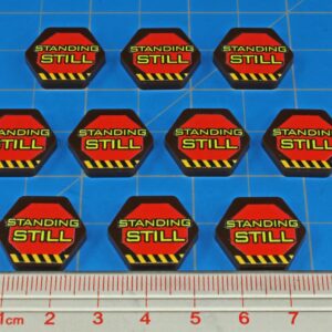 LITKO Mecha Combat Maneuvers Tokens | Full Color Tokns | Compatible with BattleTech, BattleForce, and Alpha Strike (Standing Still Position)