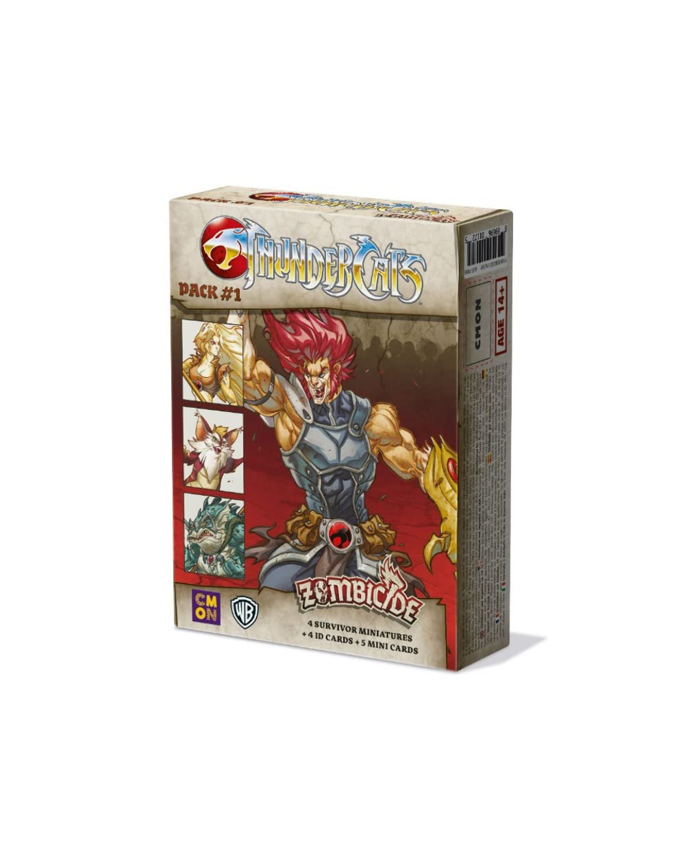 Zombicide Thundercats Character Pack #1 - New Heroes for Black Plague! Cooperative Strategy Board Game, Ages 14+, 1-6 Players, 60 Minute Playtime, Made by CMON