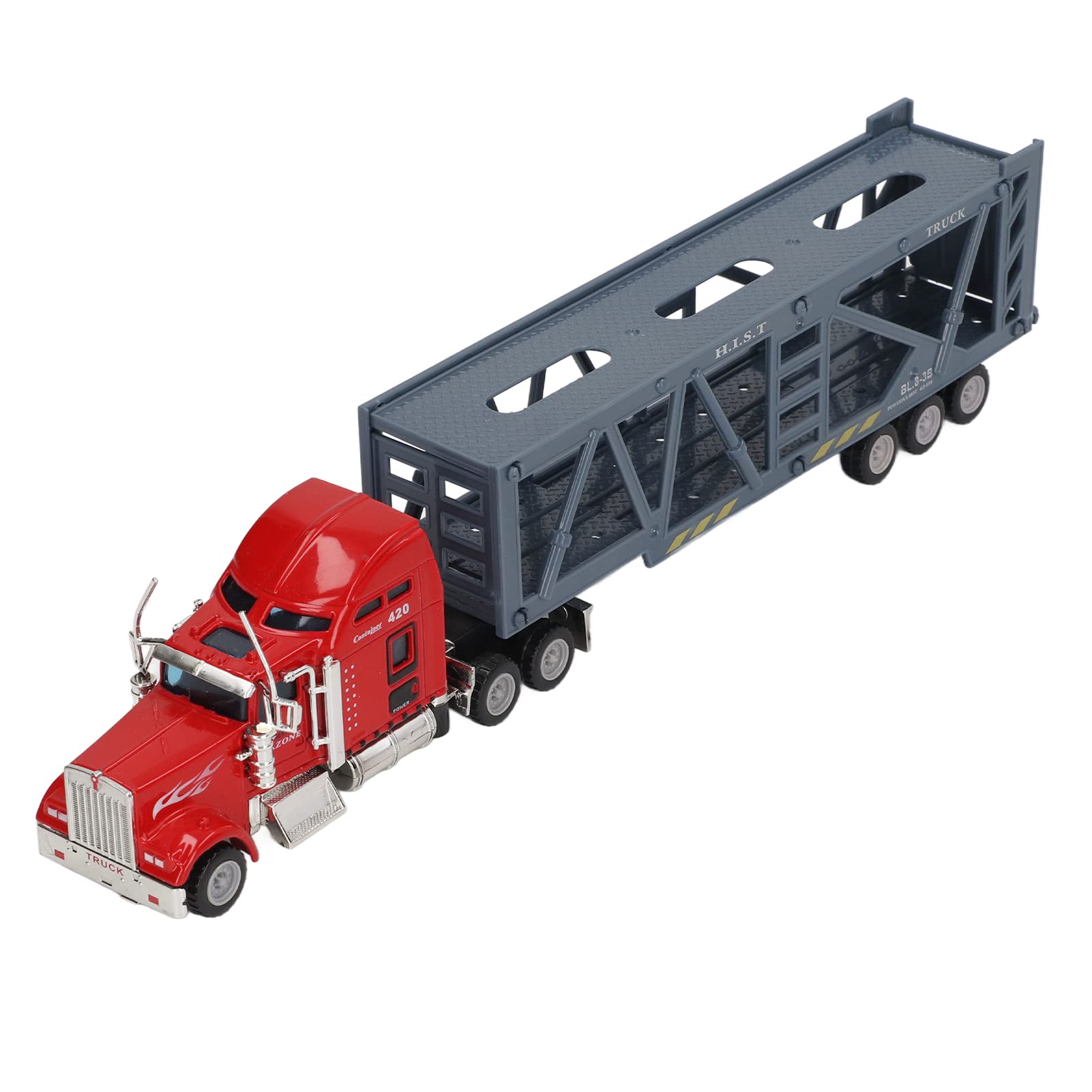 Remote Control Container Truck, 165 Alloy Semi Trailer Truck Toy for Kids Children Birthday