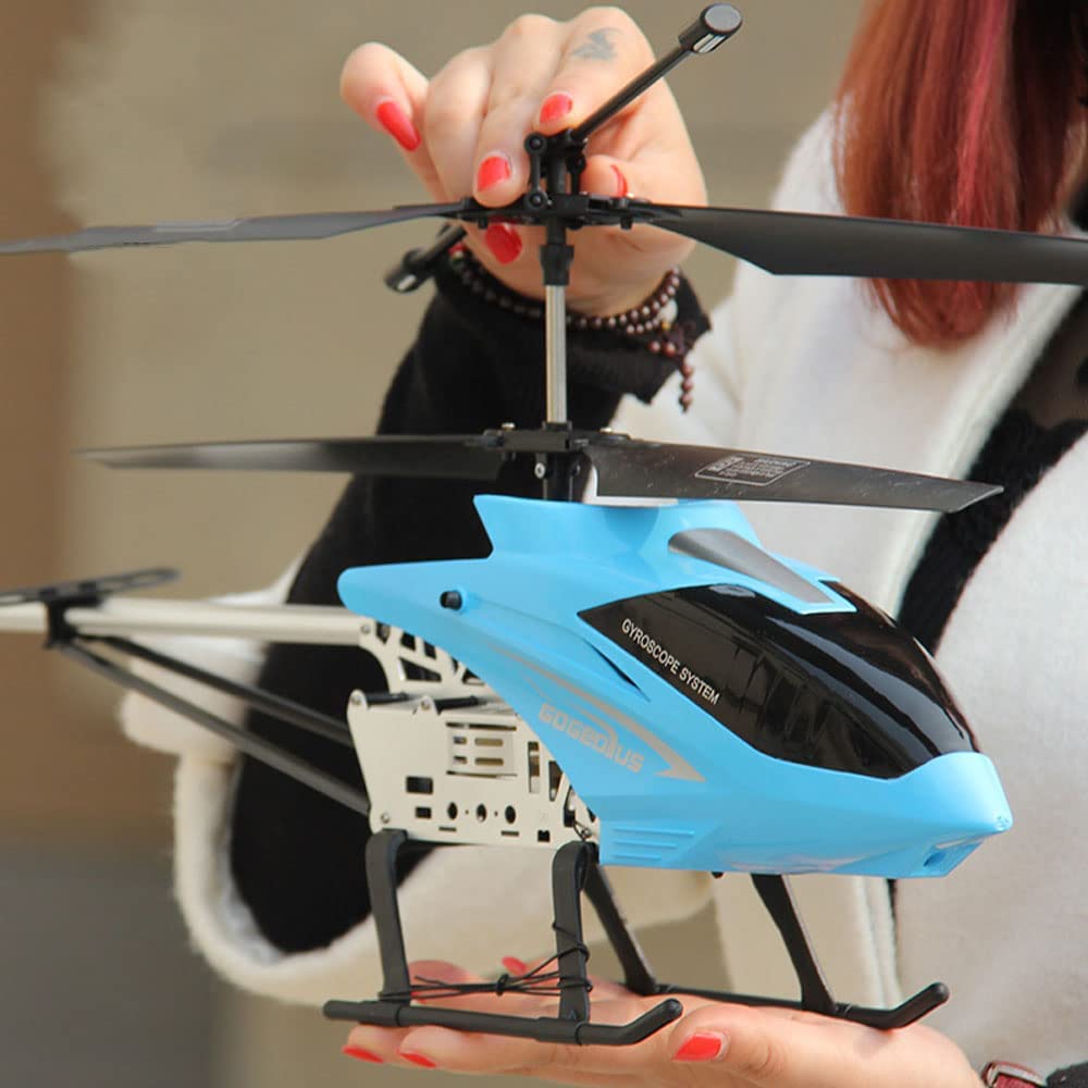 75cm 3.5CH Huge RC Airplane Drone Charging Electric Suspension Child Boy Resistance to Fall Pressure Aircraft Boys Girls Adults Flying Toys Outdoor Parent-Child Remote Control Alloy Helicopter