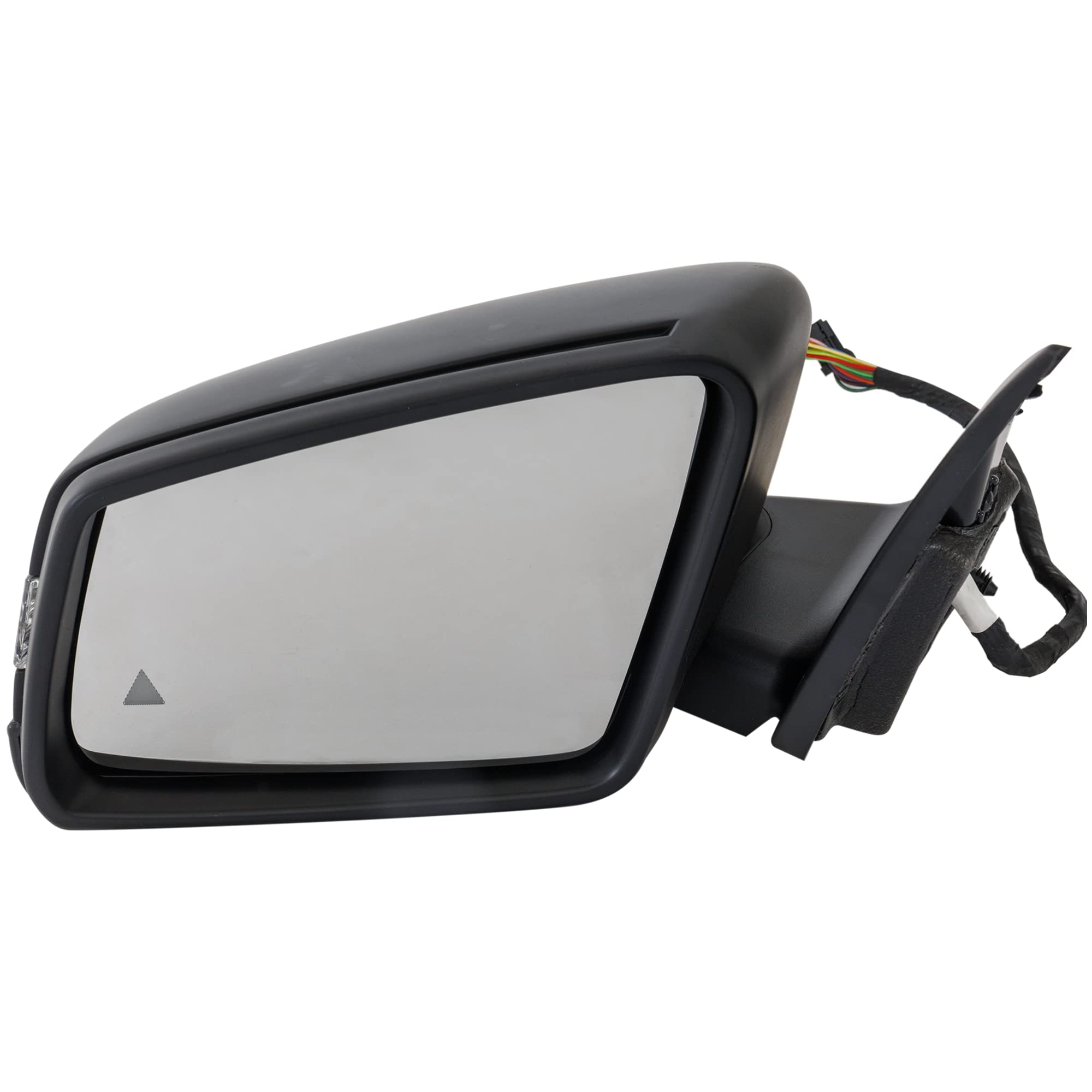 Kool Vue Driver Side Power Heated Mirror for Mercedes Benz C250 C300 C350 C63 AMG 2012-2014 Power Fold With Signal Light, Blind Spot Light, Memory & Puddle Lamp Paintable Sedan