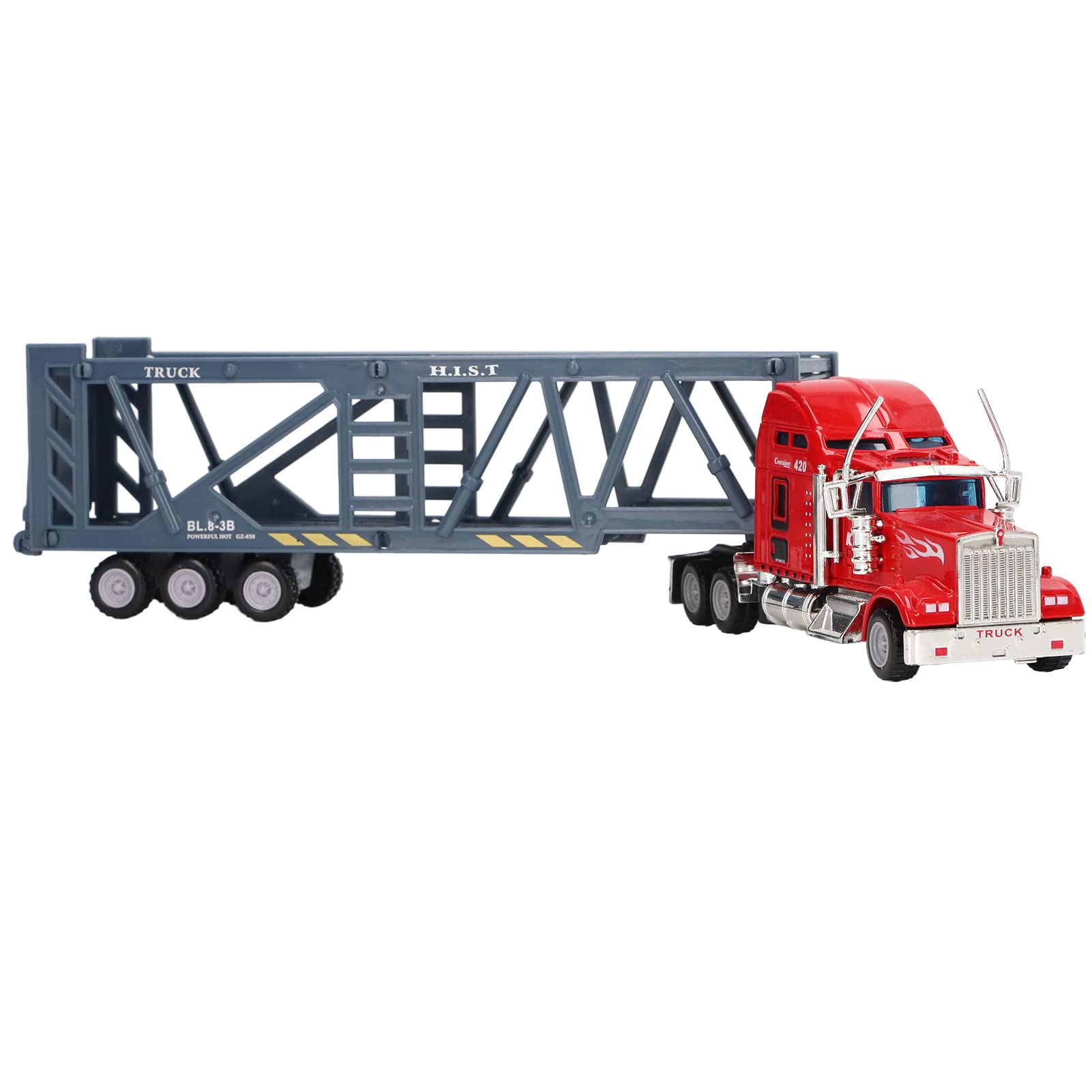 Remote Control Container Truck, 165 Alloy Semi Trailer Truck Toy for Kids Children Birthday