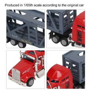 Remote Control Container Truck, 165 Alloy Semi Trailer Truck Toy for Kids Children Birthday