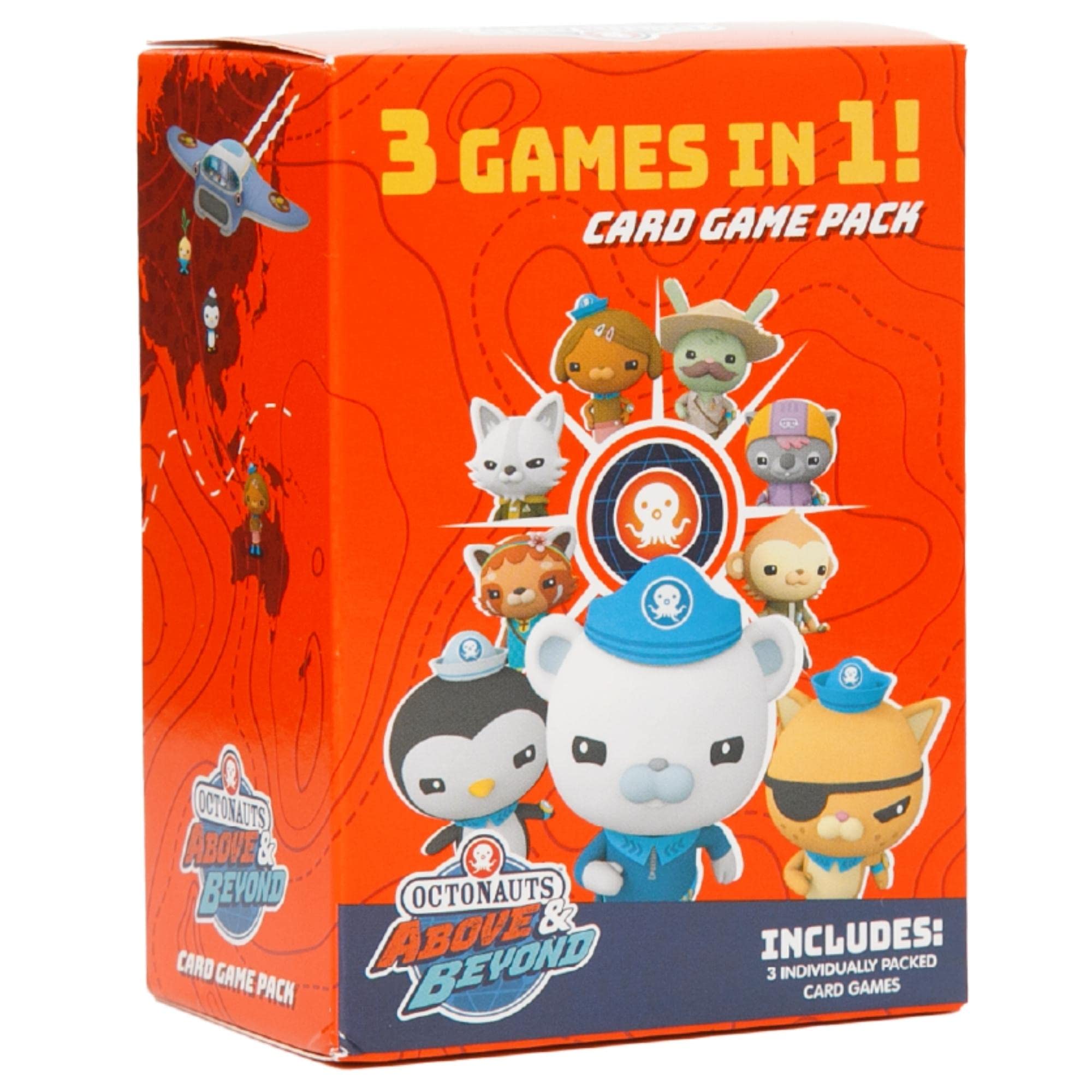 Octonauts Kids Classic Card Games - Memory Game, Go Fish & Old Maid - Fun Family Game for Boys and Girls - Octonauts Party Game Toys - Family Game Night – Three Games Total - Easter Basket Stuffer