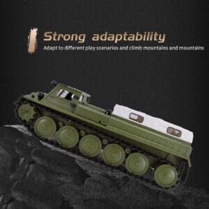 Adepe 1/16 2.4G Super RC Tank Rc Tank Toy 4WD Crawler Tracked Remote Control Vehicle Charger Battle boy Toys for Kids Children Boys Toys(with Three Rechargeable Batteries)