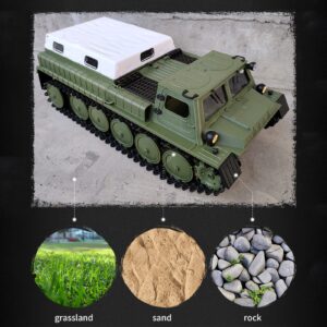 Adepe 1/16 2.4G Super RC Tank Rc Tank Toy 4WD Crawler Tracked Remote Control Vehicle Charger Battle boy Toys for Kids Children Boys Toys(with Three Rechargeable Batteries)