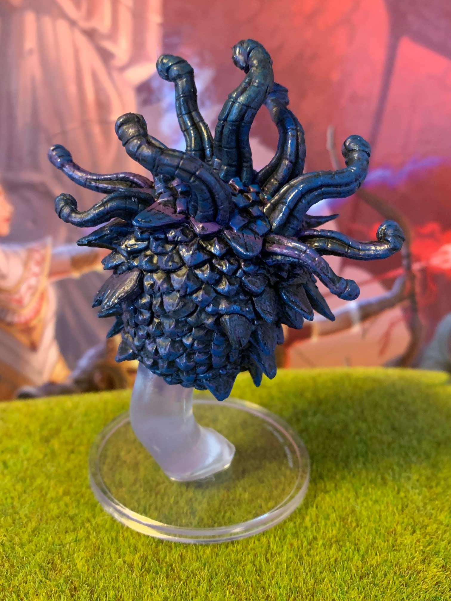 Wiz Kids Purple Beholder - Beholder Box Set - D&D - Dungeons and Dragons - Large 2" Base Painted Plastic Miniature