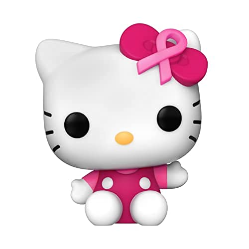 Funko Pop! Hello Kitty Breast Cancer Research Foundation Pink Shop Exclusive Bundled with Pop Protector