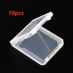 WICAREYO 10 PCS Game Card Case Dust Cover for DS/3DS/DSI/NDSL/NEW 3DS/3DSLL/NEW 3DSLL Cartridge