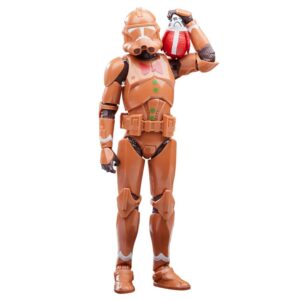 Star Wars,The Black Series Phase II Clone Trooper (Holiday Edition) 6-Inch F5610 Multicolored Collectible Figure Ages 4 and Up