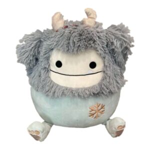 squishmallow 12" evita the bigfoot with snowflake