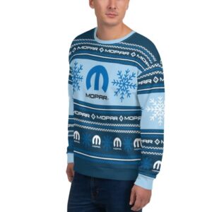 Mopar Logo Holiday Unisex Crew Neck Sweatshirt