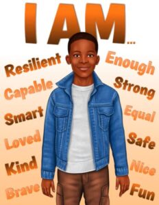 i am: positive affirmations coloring book for black boys: build your child's confidence and self-esteem | empowering book for young black boys | ... | african american children books)