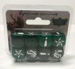 cthulhu death may die: frost dice (kickstarter exclusive)