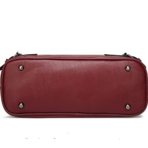 Women's Handbag Tote Bag Large Capacity Women's Shoulder Bag Crossbody Bag (Wine Red)