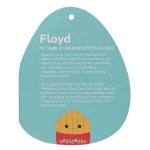 Squishmallows Official Kellytoy Plush 7 Inch Squishy Stuffed Toy Animal (Floyd The French Fry)