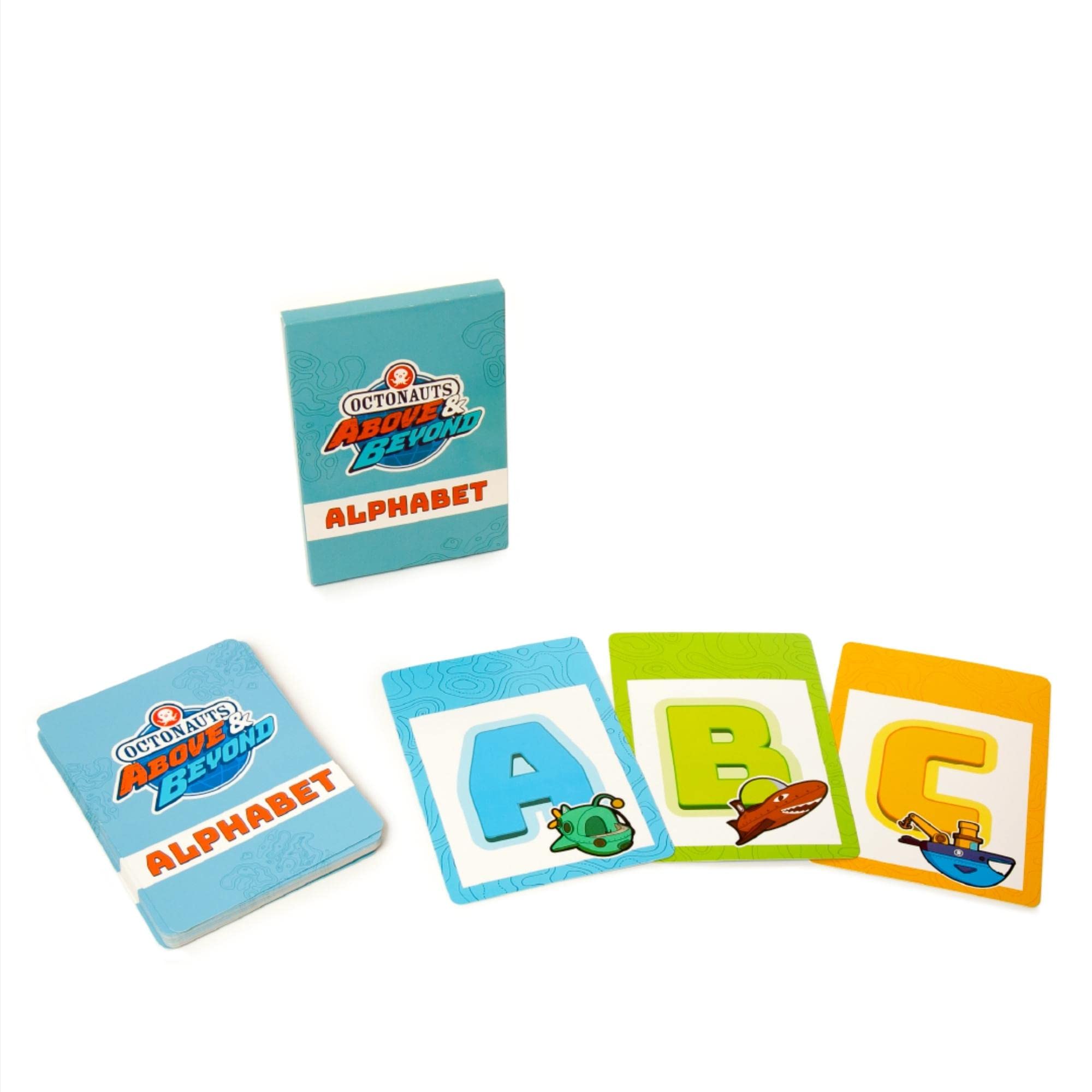 Mighty Mojo Octonauts Kids Classic Flash Cards Set – Learn Alphabet and Numbers - Fun Educational Game for Boys and Girls - Octonauts Party Game Toys - Family Game Night – Learning Edition